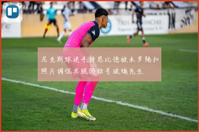 尼克斯球迷手持恩比德被米罗隔扣照片调侃其脆弱称号玻璃先生
